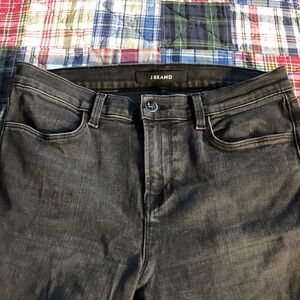 J Brand Skinny Jeans, Faded Black, 29